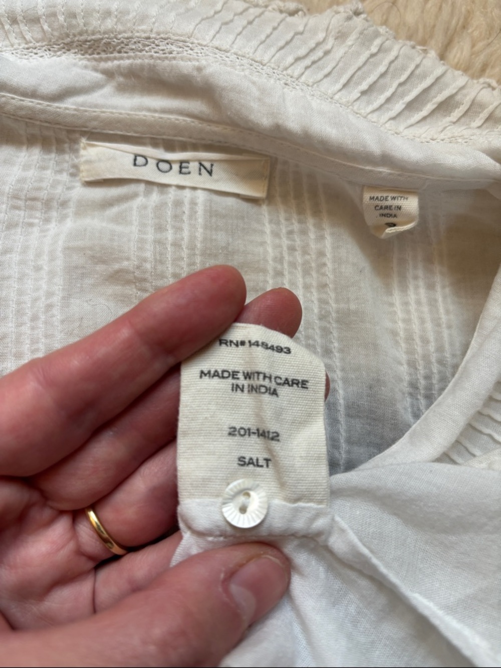 DOEN Bernadine Blouse - Picture 8 of 17